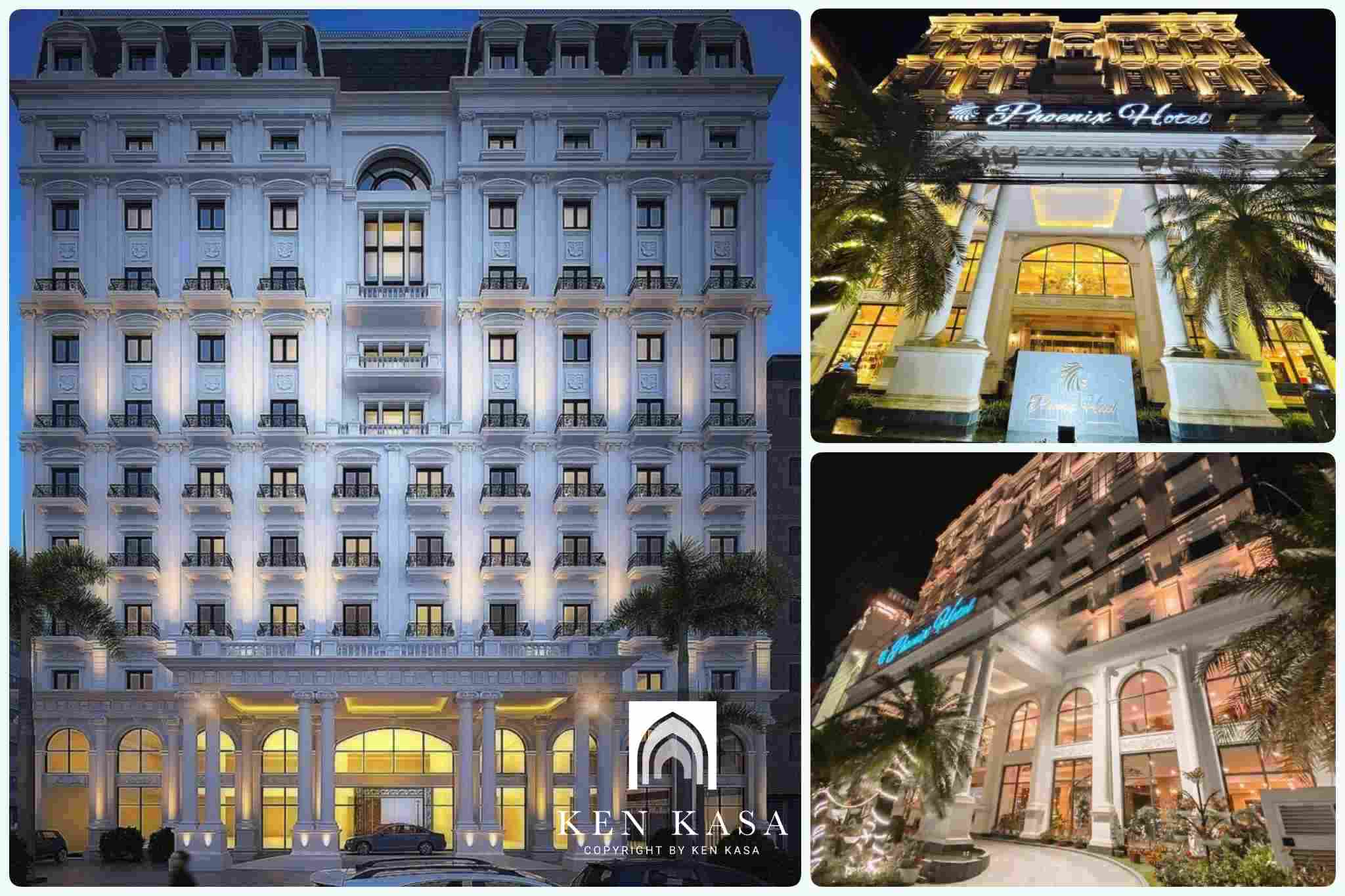 Mẫu mặt tiền khách sạn tân cổ điển Phoenix hà giang hotel